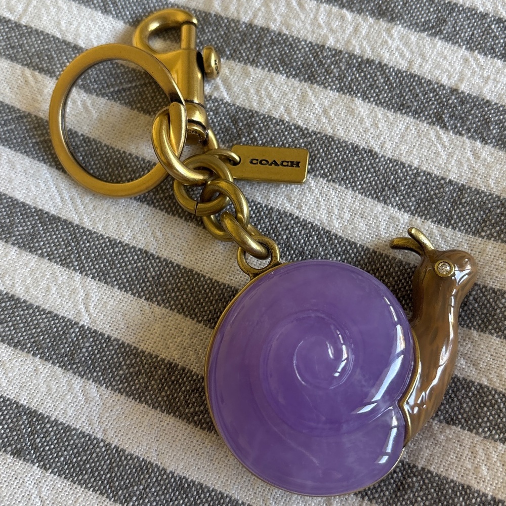 Coach Snail Charm